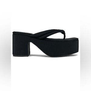 Raye Dall Platform Sandal in Black